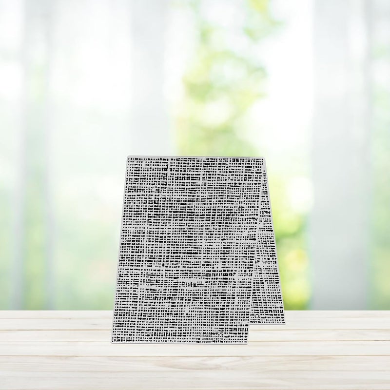 Threetols 3-D Textured Impressions Embossing Folder, Line Background Embossing Folder for Card Making, Vintage Frame DIY Plastic Scrapbooking Photo Album Card Paper DIY Craft Decor Template Mold - Image 5